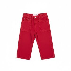 Zara Kids Bold Red Jeans